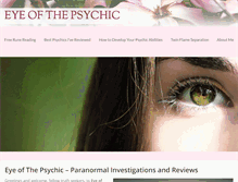 Tablet Screenshot of eyeofthepsychic.com